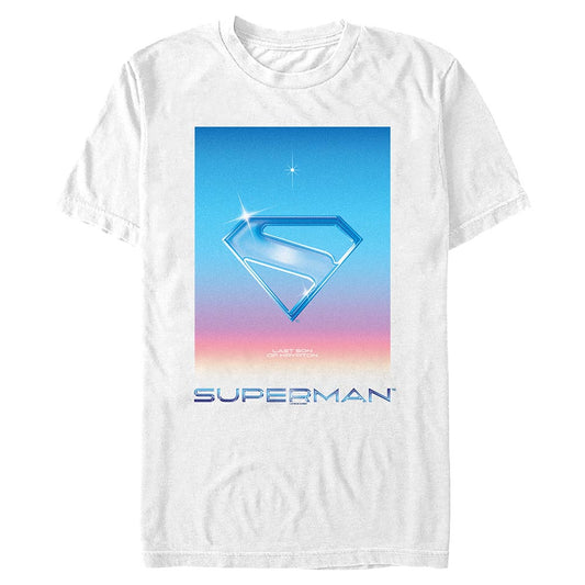 SUPERMAN (2025) Movie Superman Colors Poster T-shirt White-0