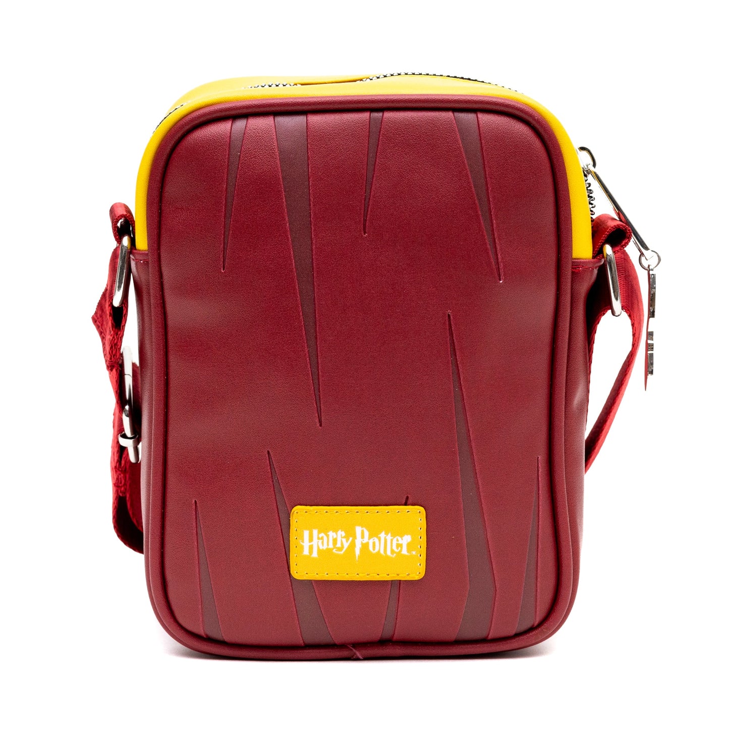 Side view of the Harry Potter bag highlighting the two spacious compartments and adjustable strap.