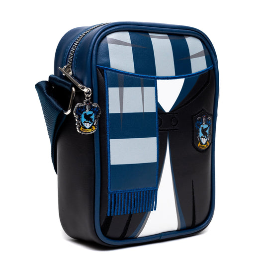 Harry Potter Ravenclaw Uniform Embroidered Crossbody Bag front view showing uniform details-1