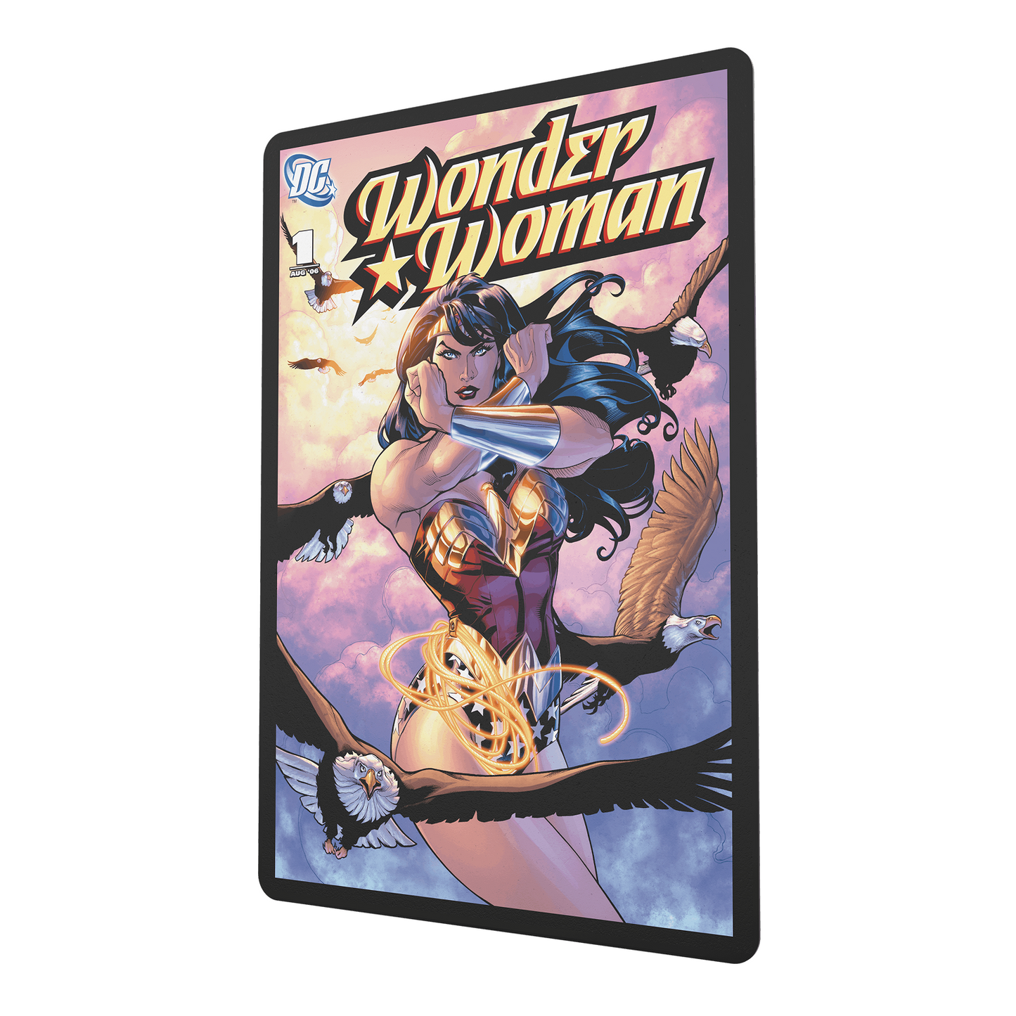 DC Comic Book Popcorn Tin with Lanyard - Wonder Woman