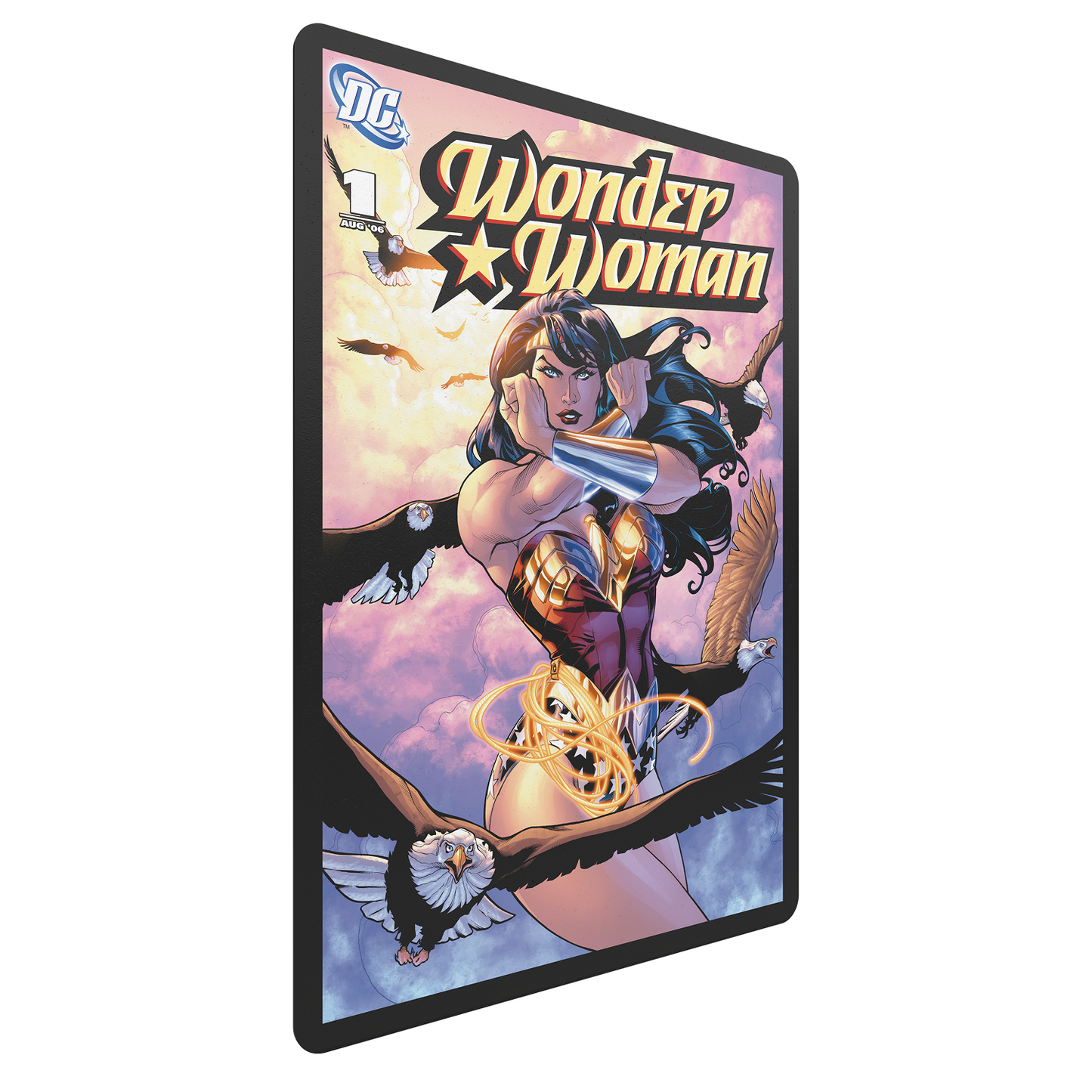 DC Comic Book Popcorn Tin with Lanyard - Wonder Woman