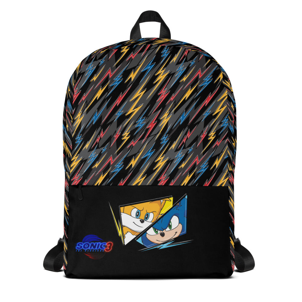 Sonic the Hedgehog 3 Sonic and Tails Lightning Premium Backpack