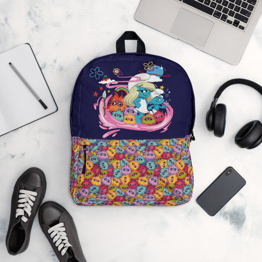 The Smurfs Movie Characters Backpack-2