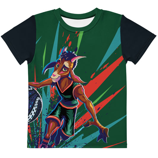 Goat Youth T-Shirt Roar Ball White-0