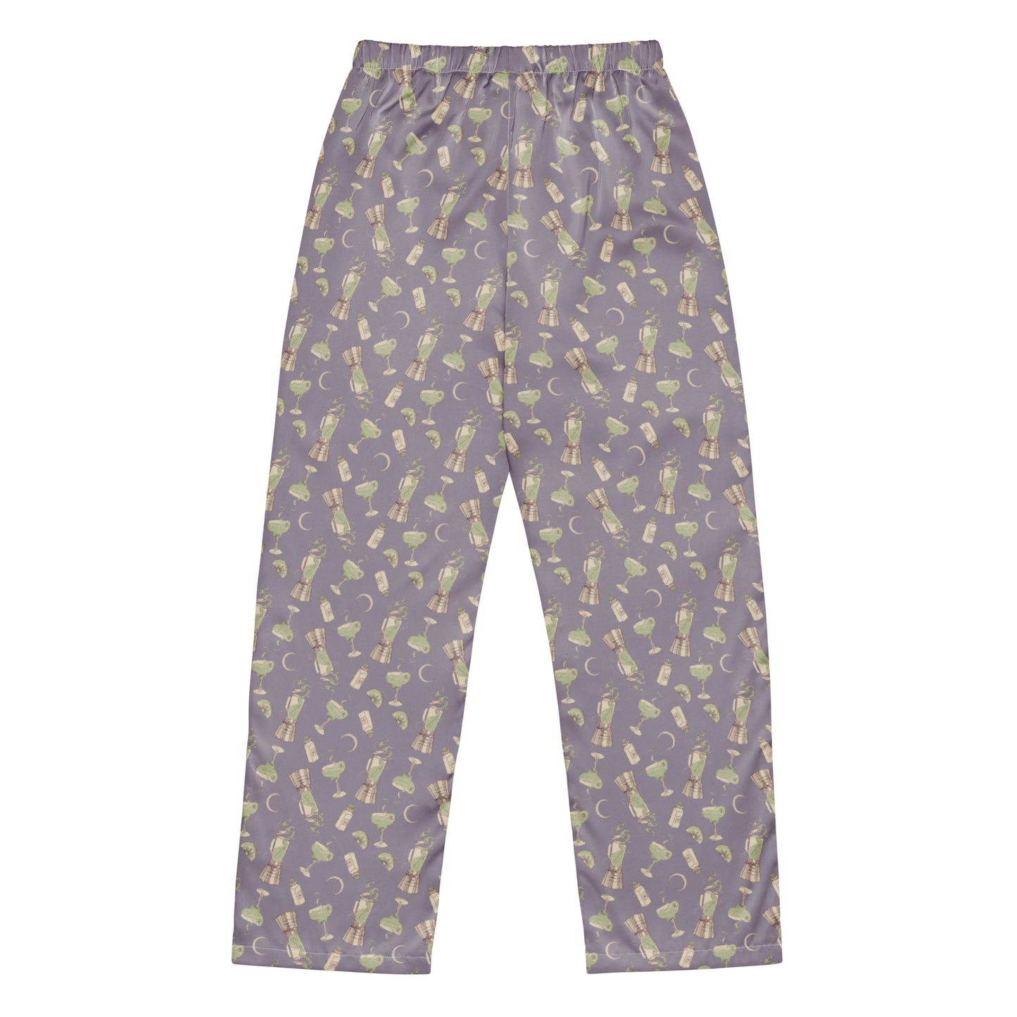 Front view of Practical Magic 2 pajama pants with margarita pattern