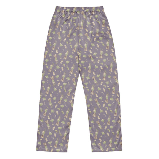 Front view of Practical Magic 2 pajama pants with margarita pattern-0
