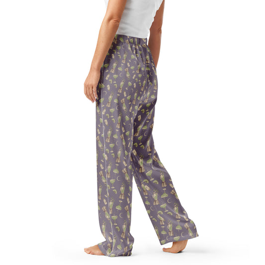 Front view of Practical Magic 2 pajama pants with margarita pattern-2