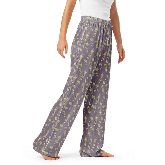 Front view of Practical Magic 2 pajama pants with margarita pattern-4