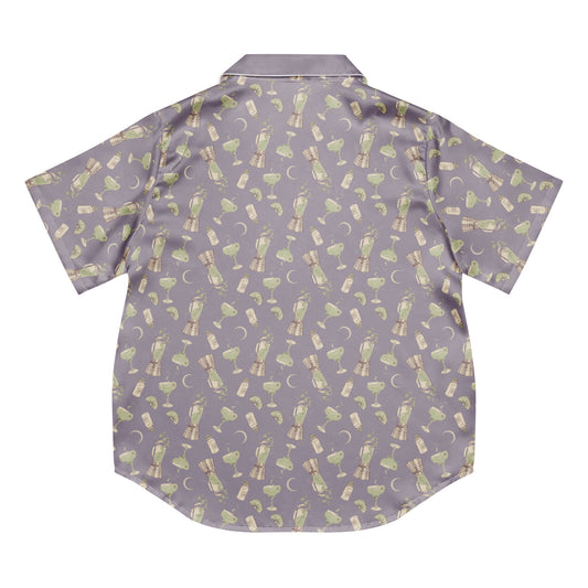Front view of the Practical Magic 2 Pajama Top featuring a Margarita graphic.-1