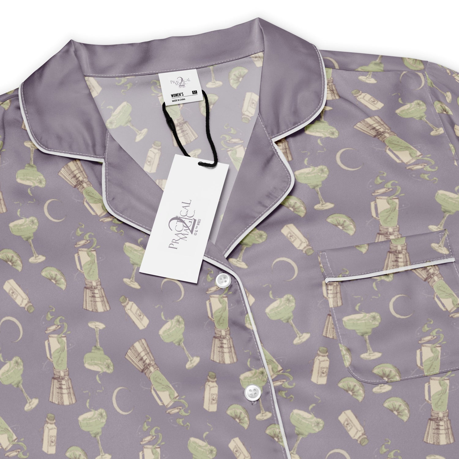 Detailed fabric view of the Practical Magic 2 Margarita sleepwear pullover.