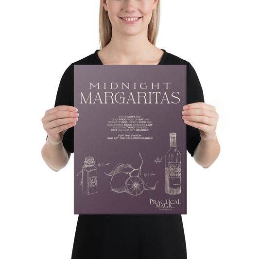 Practical Magic Midnight Margaritas Recipe Canvas Poster-1