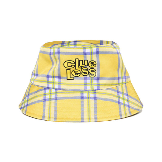 Clueless Plaid Bucket Hat  Yellow-0