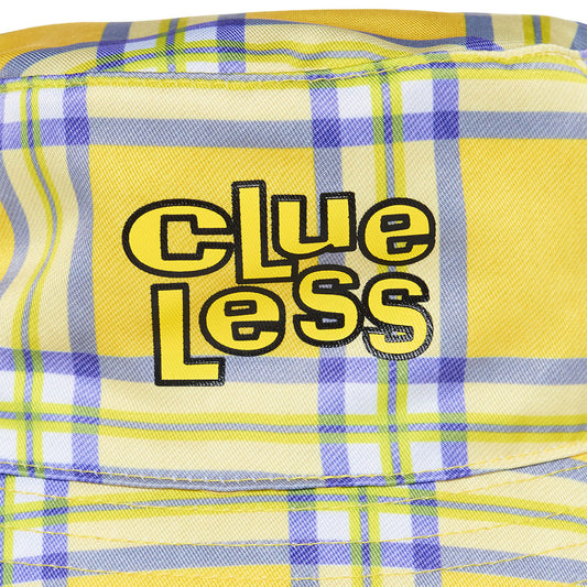 Clueless Plaid Bucket Hat  Yellow-1