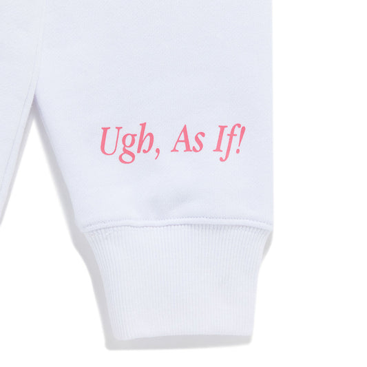 Clueless Logo Crewneck White-5