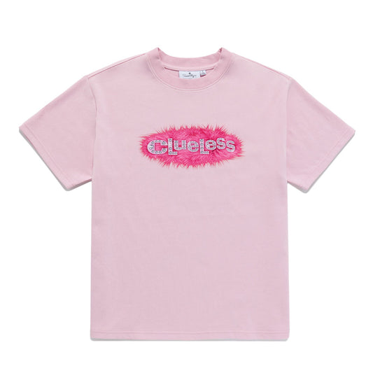 Clueless Logo Oversized T-Shirt Pink-0
