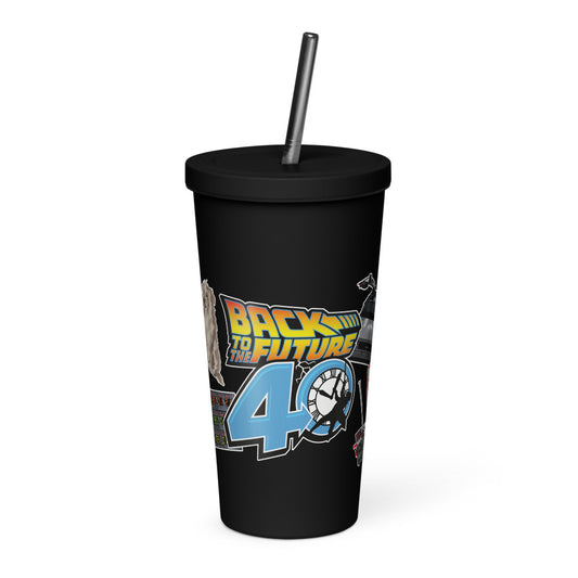 Back to the Future 40th Anniversary Tumbler Black-0