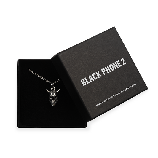 Black Phone 2 Mask Necklace-5