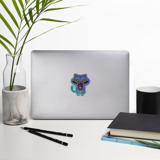 KPop Demon Hunters Derby Tiger Holographic Sticker-1