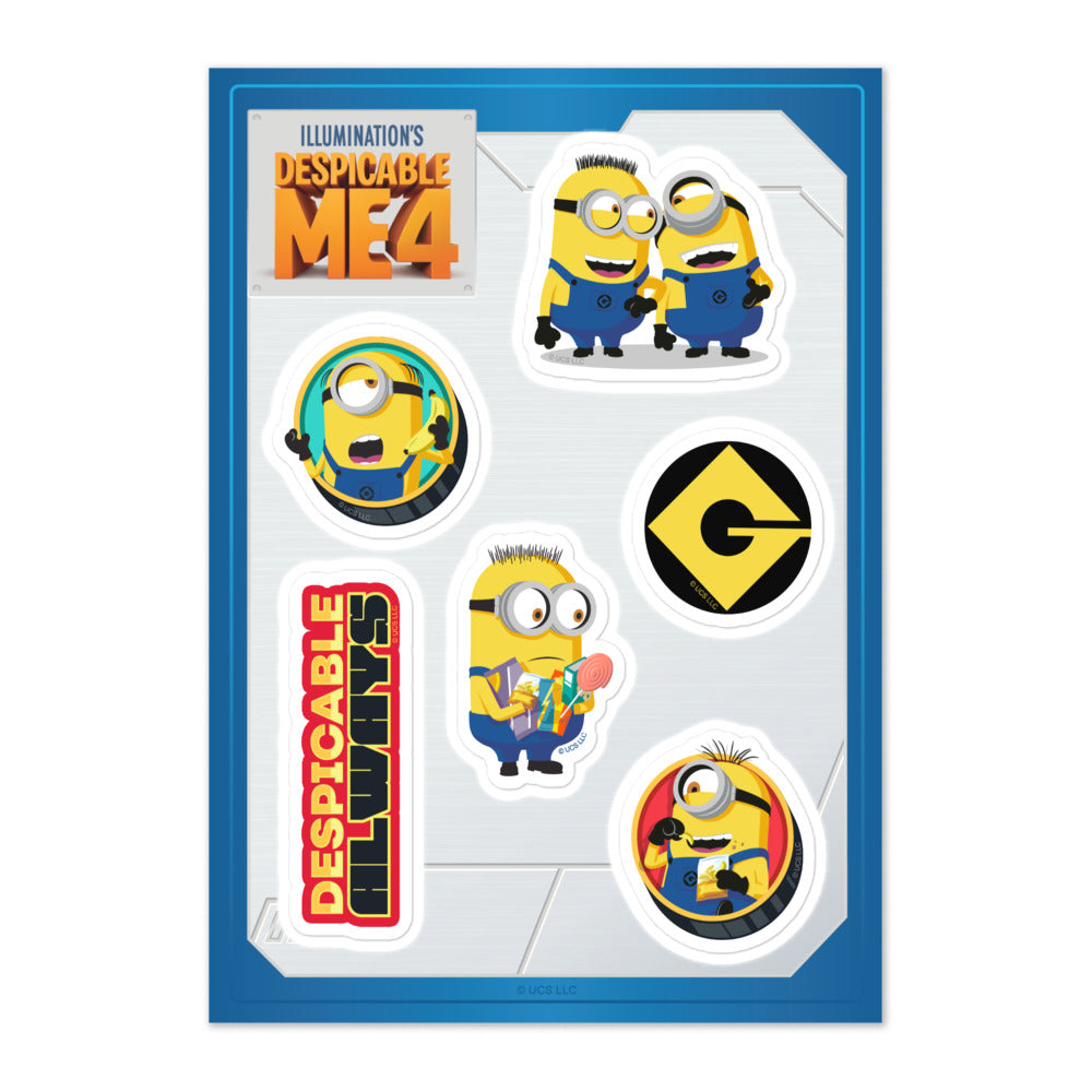 Despicable Me 4 Sticker Sheet