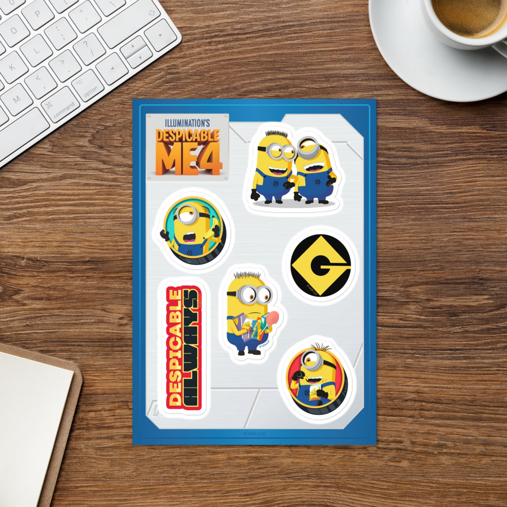 Despicable Me 4 Sticker Sheet