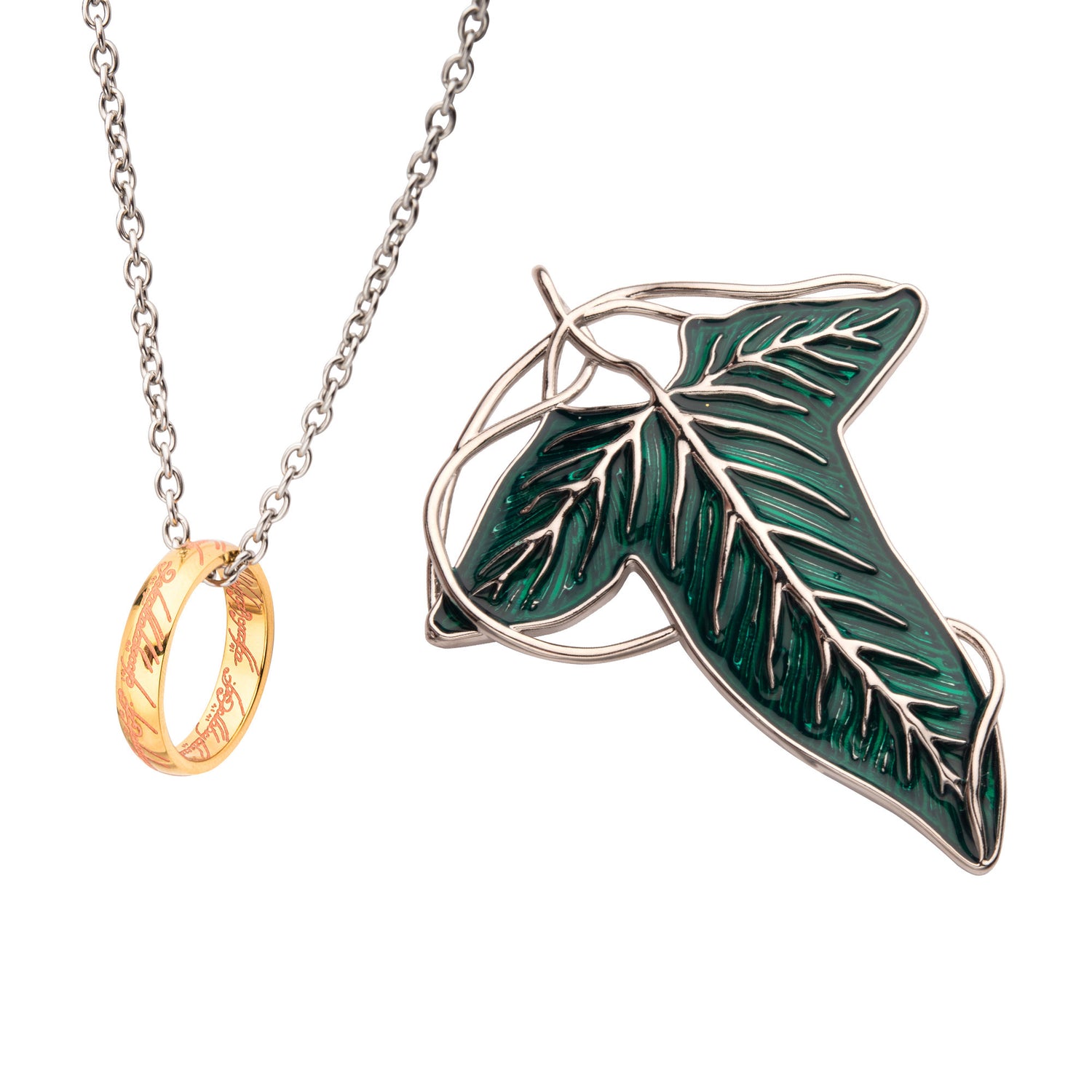 The Lord of the Rings Necklace and Frodo's Brooch Set