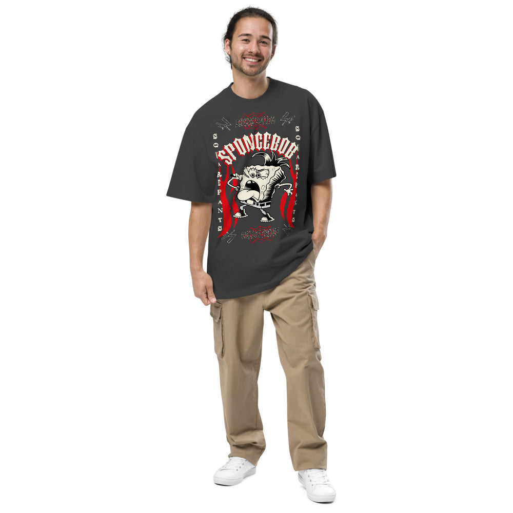 SpongeBob SquarePants Punk Rock Faded T-Shirt