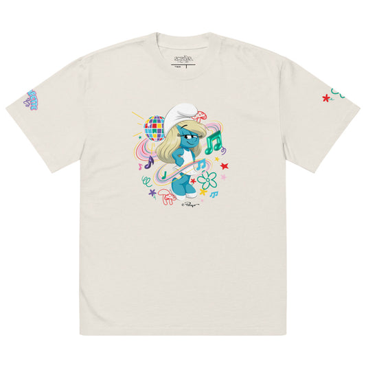 Smurfs Smurfette T-Shirt Faded Bone-0