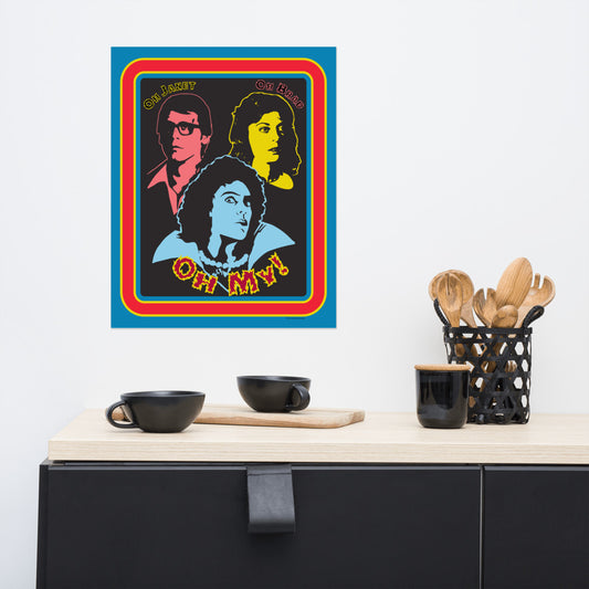 Rocky Horror Picture Show Frank, Brad and Janet Poster-1