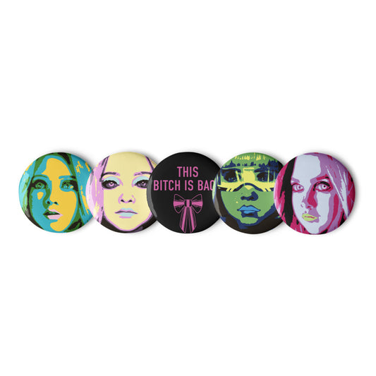 M3GAN 2.0 Pop Art Pin Set White-0