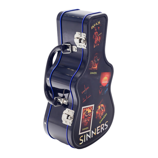 Sinners 72 oz Guitar Shaped Popcorn Tin-3-3