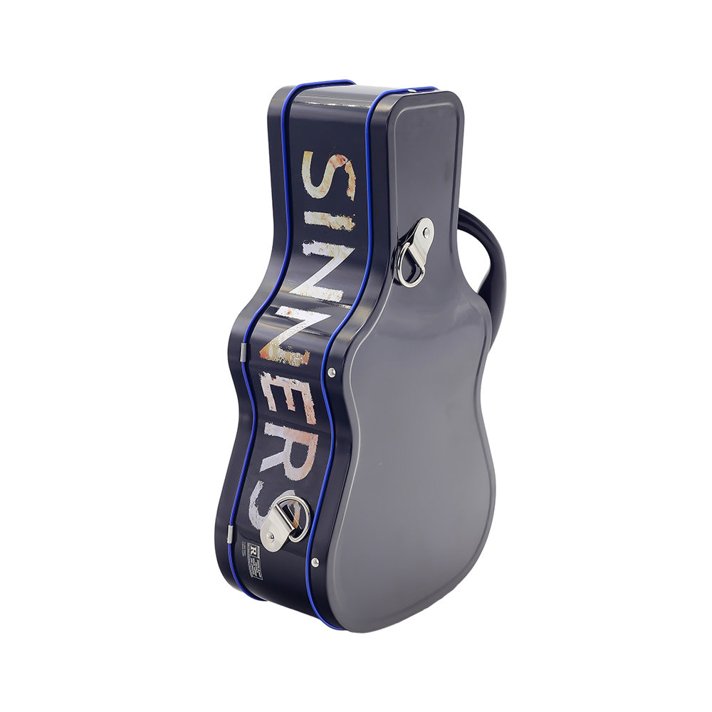 Sinners 72 oz Guitar Shaped Popcorn Tin-7