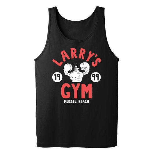 SpongeBob SquarePants Larry's Gym 1999 Adult Tank Top-0