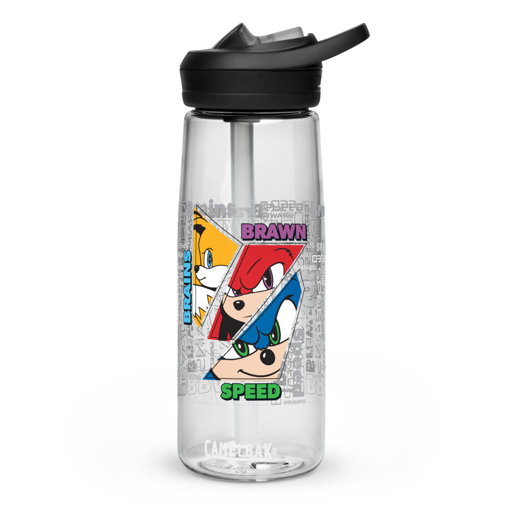 Sonic the Hedgehog 3 Brains, Brawn, Speed CamelBak Eddy®+ Water Bottle