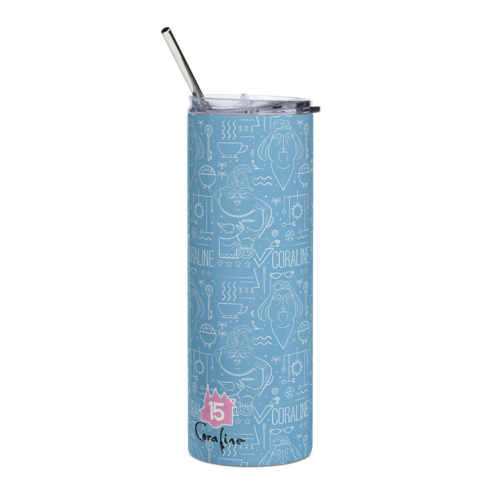 Coraline Pattern 20 oz. Stainless Steel Tumbler