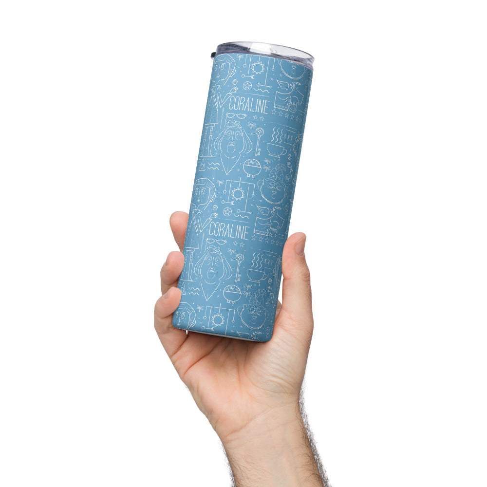 Coraline Pattern 20 oz. Stainless Steel Tumbler