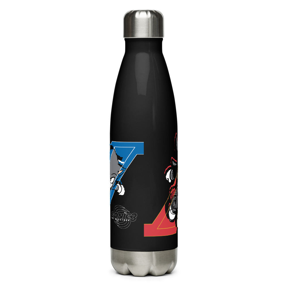 Sonic the Hedgehog 3 Shadow vs Sonic Stainless Steel Water Bottle