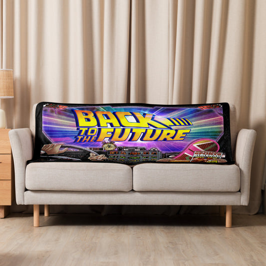 Back to the Future Dashboard Sherpa Blanket 60 in x 80 in-2