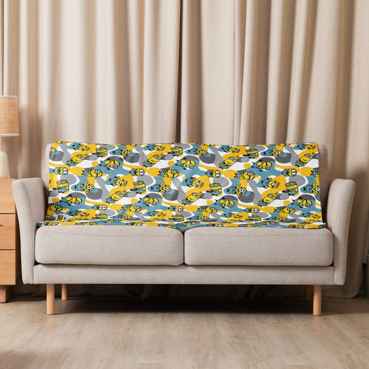 Minions Sherpa Blanket Camo-5