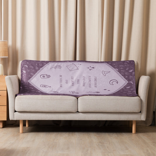 A Practical Magic Sherpa Blanket featuring the A Dream Of Love design.-4