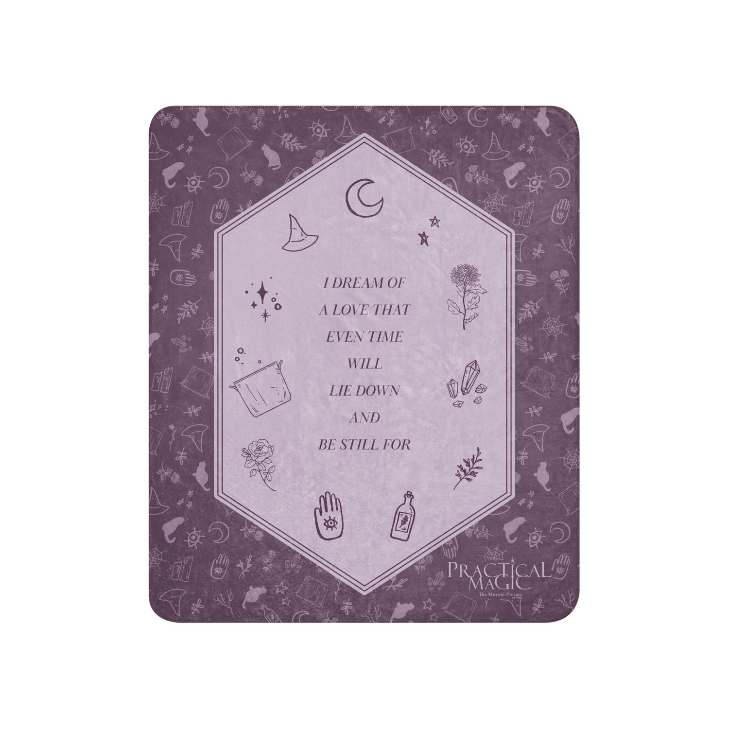 The A Dream Of Love graphic design printed on a high quality throw blanket.