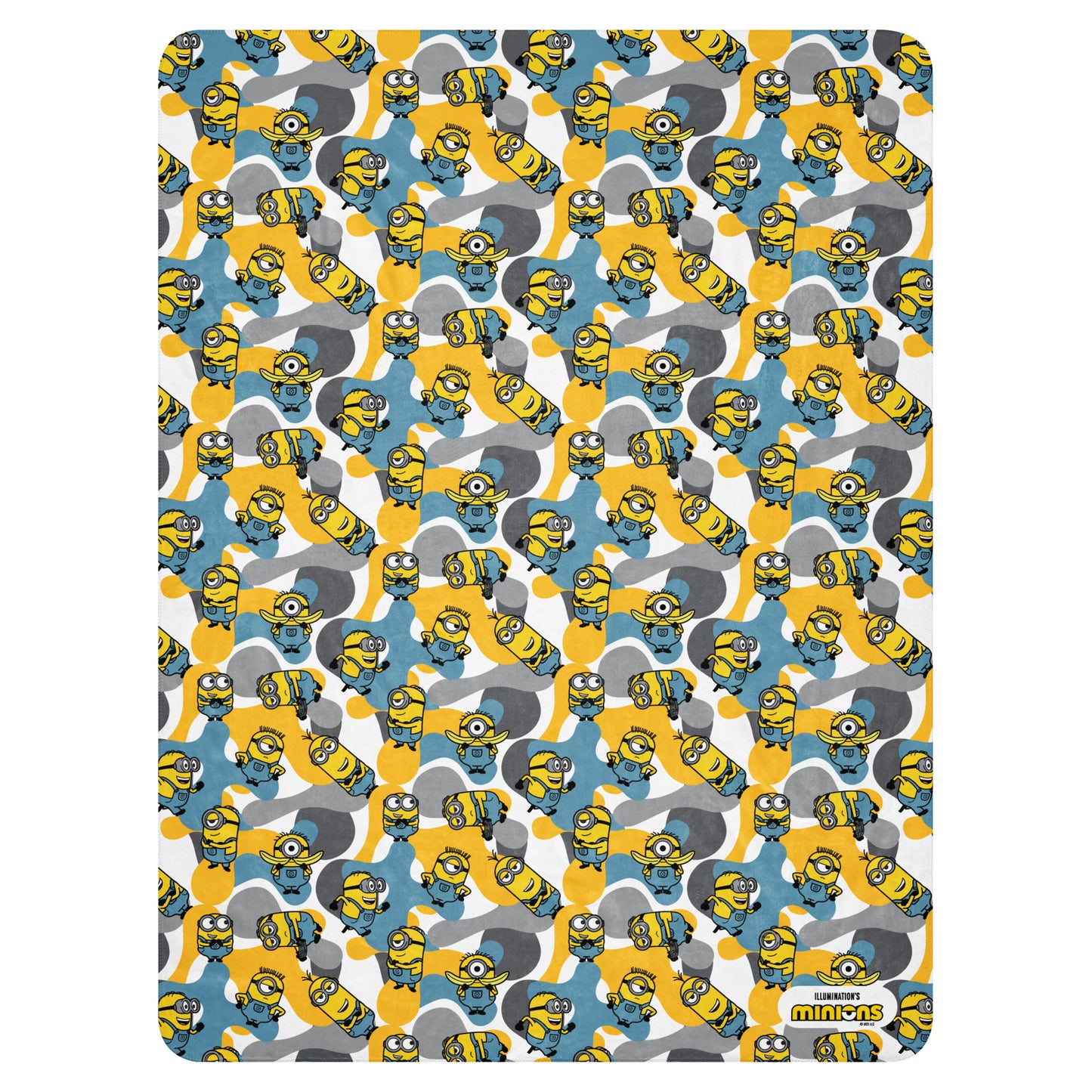 Minions Sherpa Blanket Camo