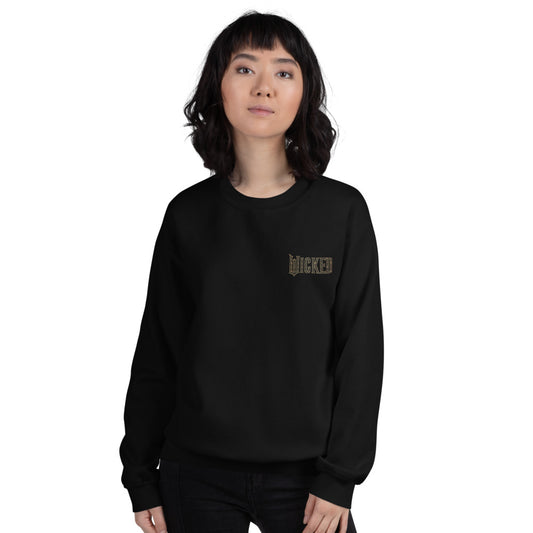 Wicked Enchanted Elements Elphaba Thropp Fleece Crewneck Sweatshirt Black-3