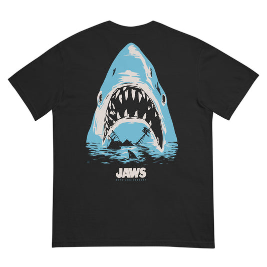 Jaws 50th Anniversary Jaws T-Shirt Black-0
