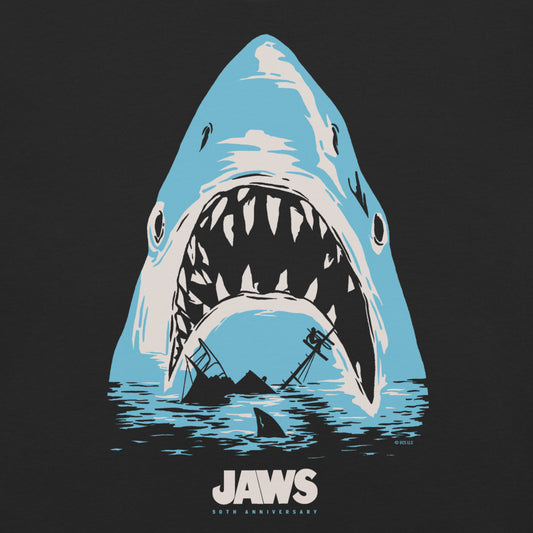 Jaws 50th Anniversary Jaws T-Shirt Black-3