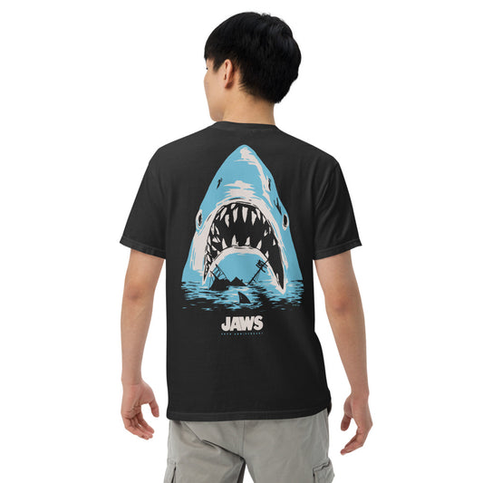 Jaws 50th Anniversary Jaws T-Shirt Black-2