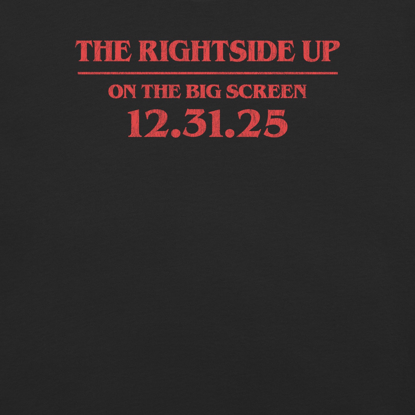 Stranger Things T-Shirt Comfort Colors Rucking Fotten x Upside Down Pictures