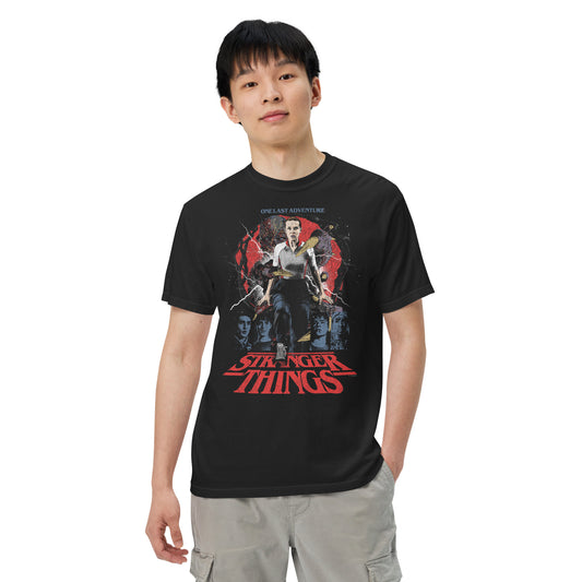 Stranger Things T-Shirt Comfort Colors Rucking Fotten x Upside Down Pictures-2