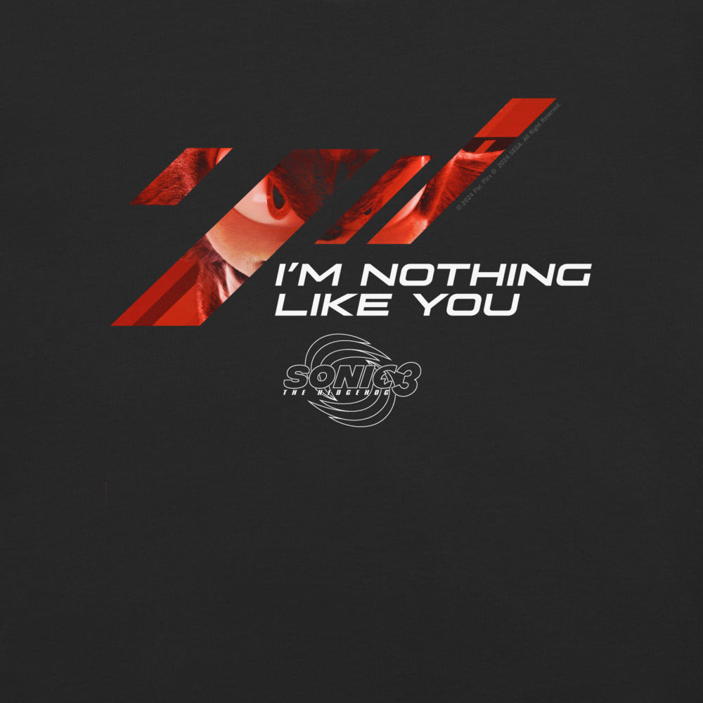 Sonic the Hedgehog 3 I'm Nothing Like You Comfort Colors T-Shirt