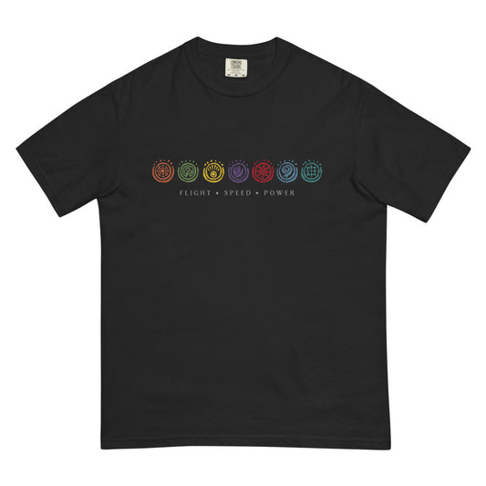 How to Train Your Dragon Seven Classes Comfort Colors T-Shirt Black-1