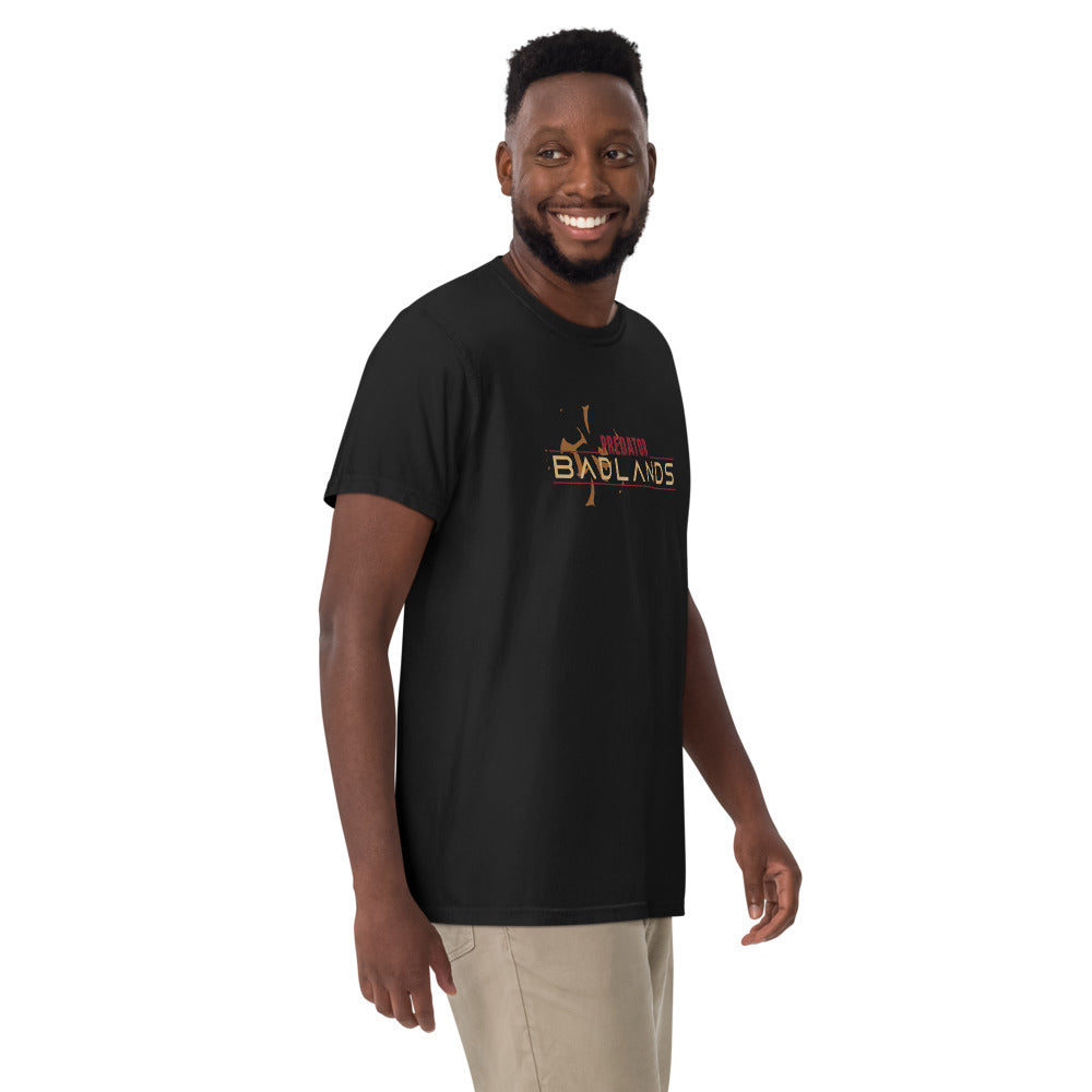 TShirt-People Maglietta Uomo Predator 'I Want To Believe' - GOTS Certificata, 100% Cotone, Nero, XXXXL (4XL) - Stampa DTF Di Alta Qualità, Vestibilità Comoda, Prodotta In Germania